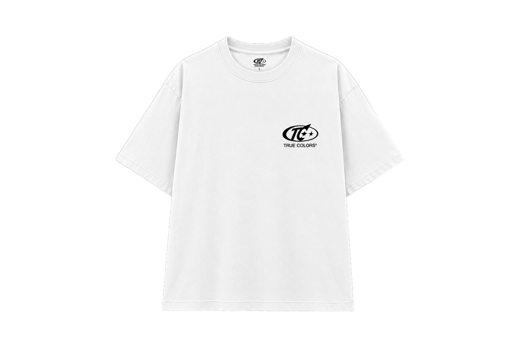 TRUE COLORS ( WHITE ) T SHIRT