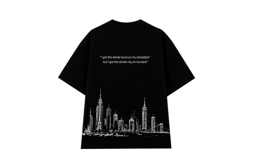 TRUE COLORS  ( BLACK T SHIRT )